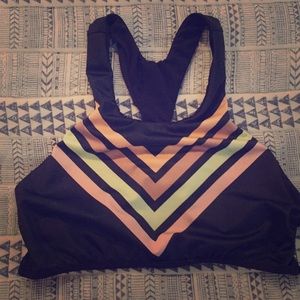 Adorable Reef racer back bathing suit top medium